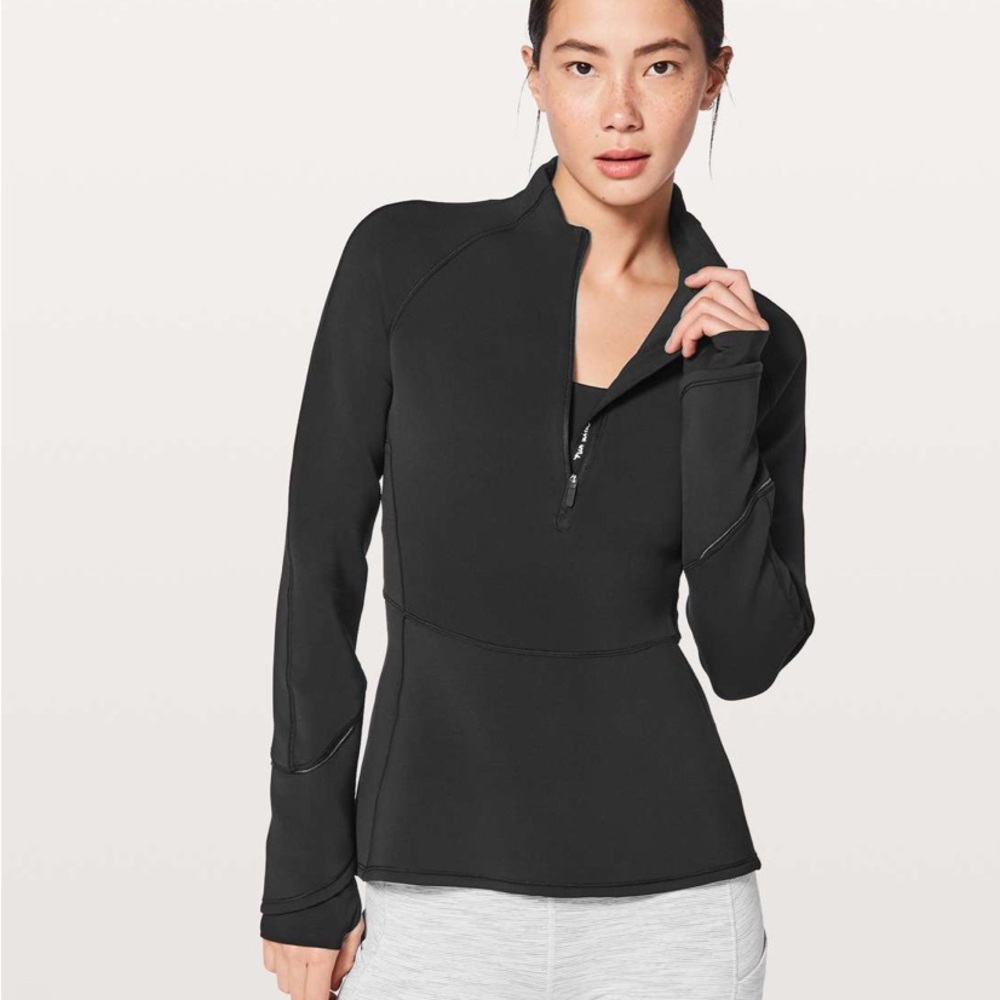 Lululemon Weather Or Not 1/2 Zip
Black